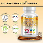 Load image into Gallery viewer, Lion’s Mane 3000mg 20-in-1 Mushroom Supplement with Turkey Tail, Reishi, Cordyceps, Chaga, Maitake, Meshima, Poria Cocos, Shiitake, Oyster, Porcini, Enoki – Pack of 2 (120 Caps)
