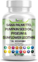 Load image into Gallery viewer, Saw Palmetto 10000mg + Pumpkin Seed, Pygeum, Sunflower Lecithin, Stinging Nettle, Cranberry - for Men with Lycopene - Pack of 2 (120 Caps)
